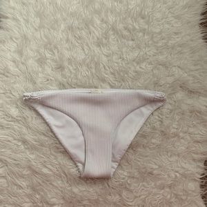 White bikini bottoms